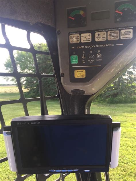 case skid steer backup camera|bobcat backup camera installation.